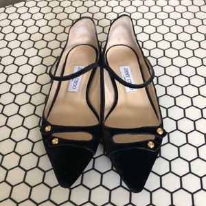 2017 Layton Velvet Mary Jane Flats